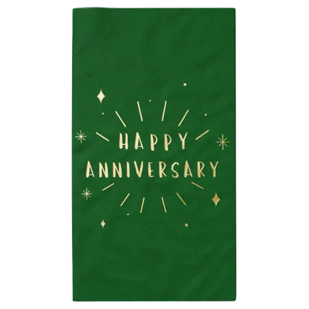 Custom Foil Stamped Towel Napkin - Custom Patch