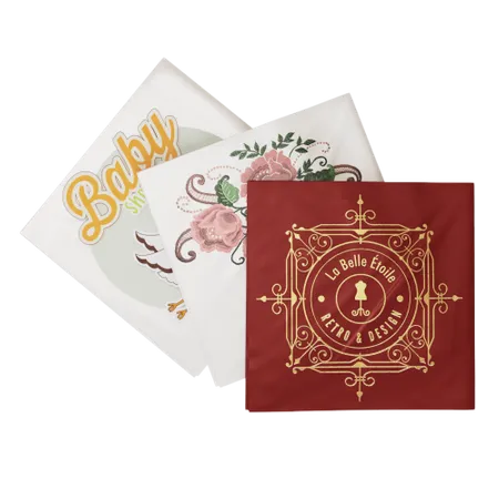 Custom Cloth Beverage Napkin - Custom Patch