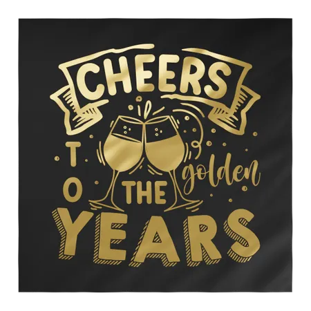 Custom Foil Stamped Beverage Napkin - Custom Patch