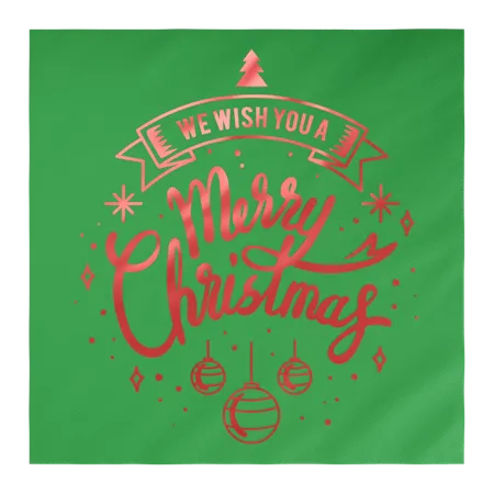 Custom Foil Stamped Luncheon Napkin - Custom Patch