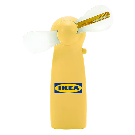 Lightup Message Hand Fans - Custom Patch