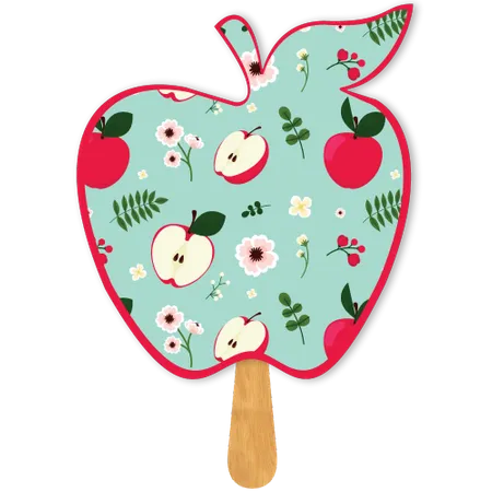 Custom Shape Hand Fans - Custom Patch