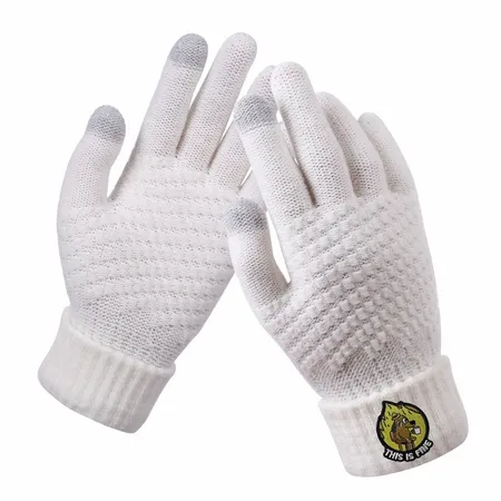 Exuberant Acrylic Fiber Gloves - Custom Patch