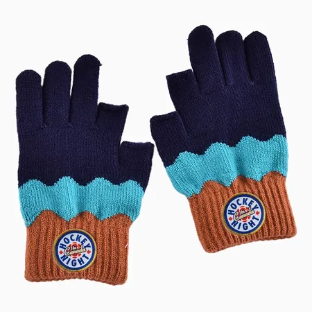 Intriguing Cashmere Winter Gloves - Custom Patch