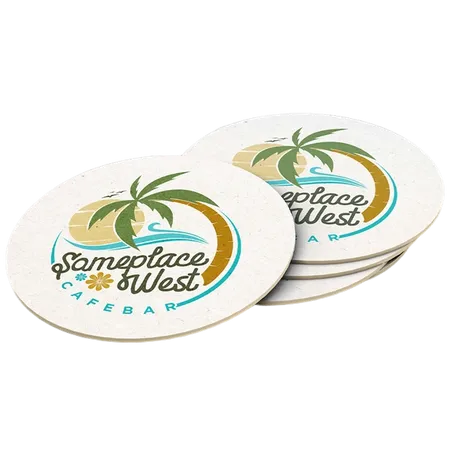 Super Absorbent Bar Coaster - Custom Patch