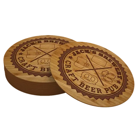 Bamboo Coaster - Custom Patch