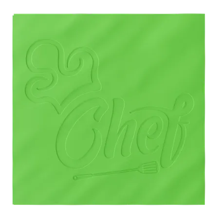 Custom Debossed Luncheon Napkin - Custom Patch