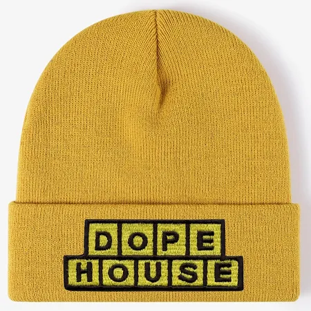 Custom Classic Polyester Cotton Beanies - Custom Patch