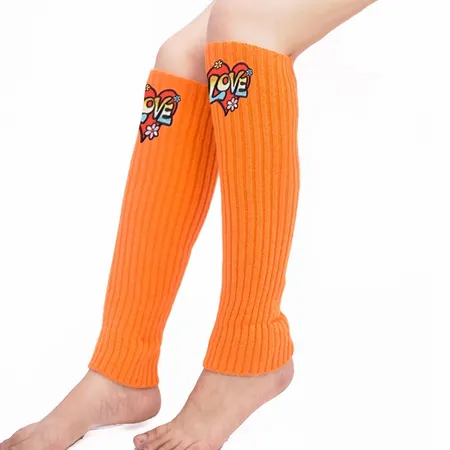 Gleeful Acrylic Leg Warmer - Custom Patch