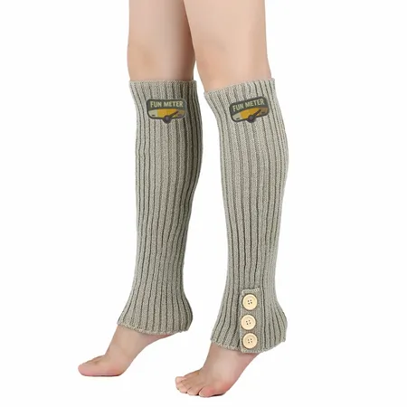 Button Trace Leg Warmer - Custom Patch