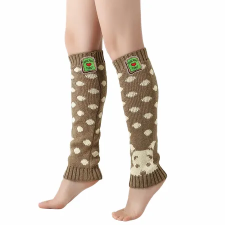 Frisky Acrylic Leg Warmer - Custom Patch
