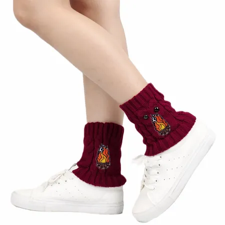 Vivacious Acrylic Leg Warmer - Custom Patch