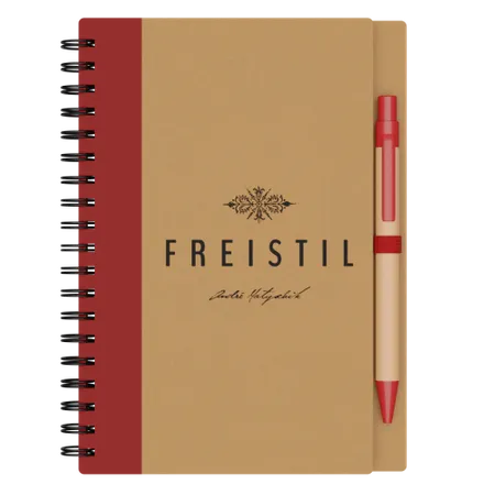 Notizbuch & Stift Set - Custom Patch