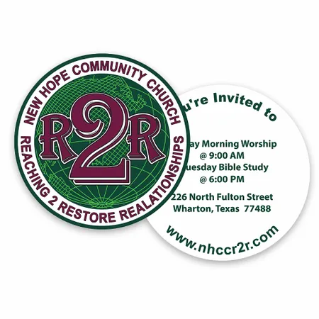 Circle Business Cards - Custom Patch