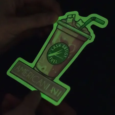 Glow in Dark Stickers Glow in Dark Stickers - Custom Patch