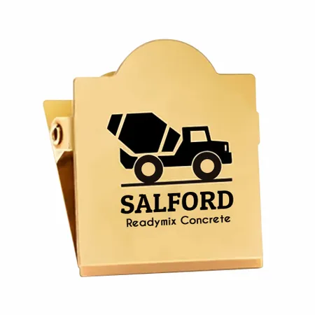 Brass Binder Clips - Custom Patch