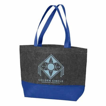 Port Authority Large Felt Tote Bag Port Authority Large Felt Tote Bag - Custom Patch