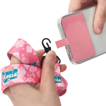 Lanyard & Blank Insert Phone Wallet - Custom Patch