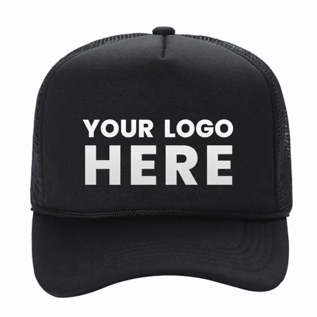 Unbranded Kids Foam Trucker Hat Mesh Back, Sponge Cap - Custom Patch