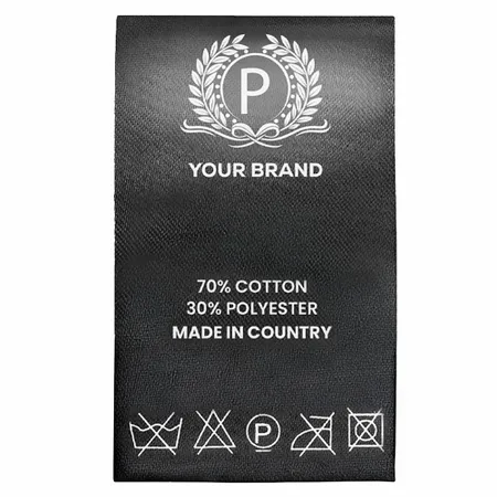 Printed Care Labels - Custom Patch