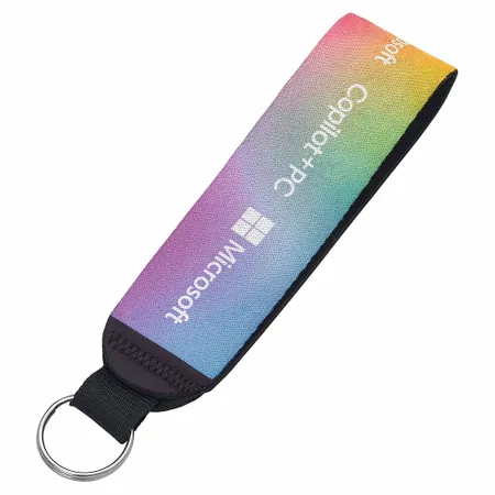 Neoprene Keychain Neoprene Keychain - Custom Patch