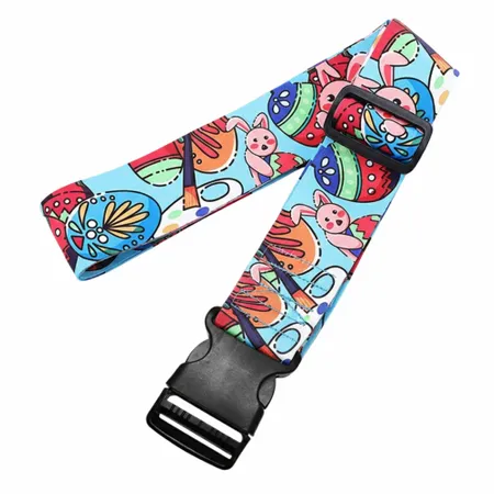 Polyester Luggage Straps Polyester Luggage Straps - Custom Patch
