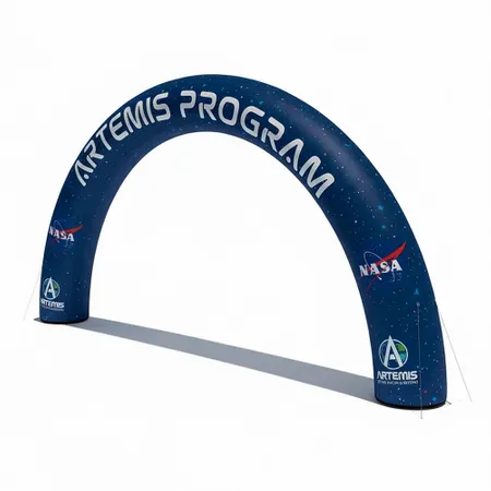 Inflatable Round Arches - Custom Patch