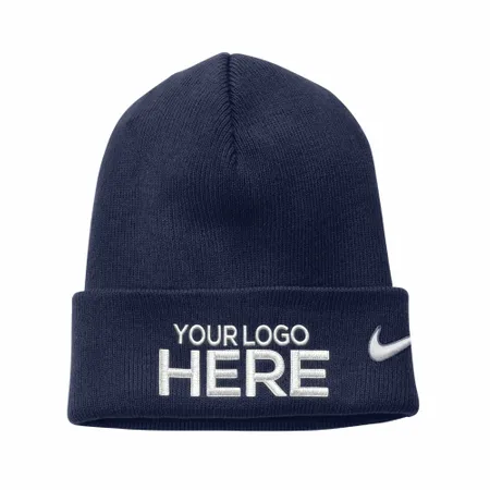Nike Team Cuffed Beanie NKFB6539 - Custom Patch