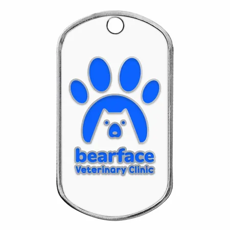 Hard Enamel Metal Dog Tags - Custom Patch