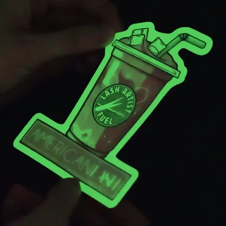 Glow in Dark Stickers - Custom Patch