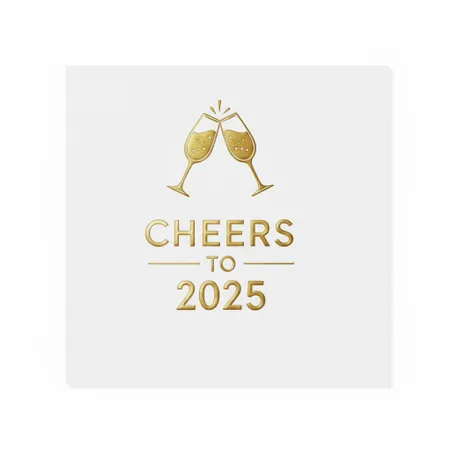 New Years Napkins - Custom Patch