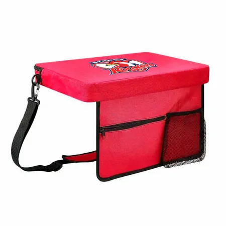 Stadium Foam Cushion with Multi Pockets - Custom Patch