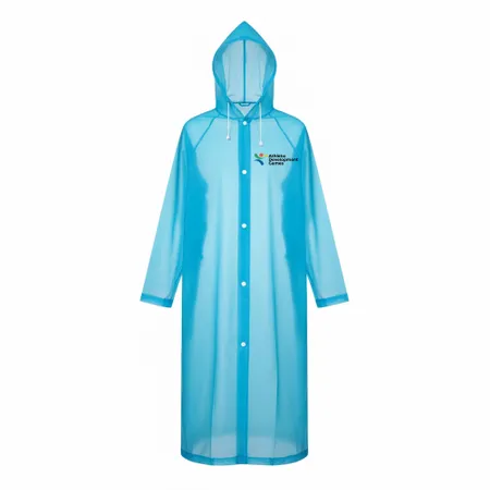 Athletic Button Up Ponchos - Custom Patch
