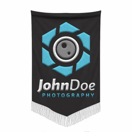 Embroidered Pennant - Custom Patch