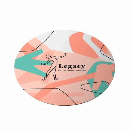 Circular Yoga Mats - Custom Patch