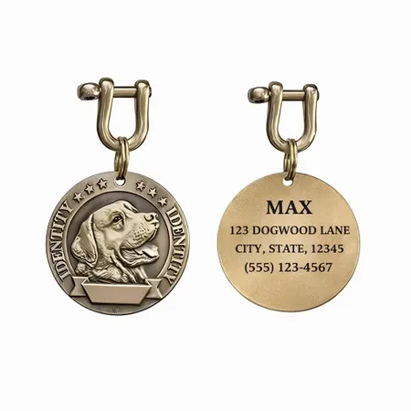 Copper Dog Tags - Custom Patch