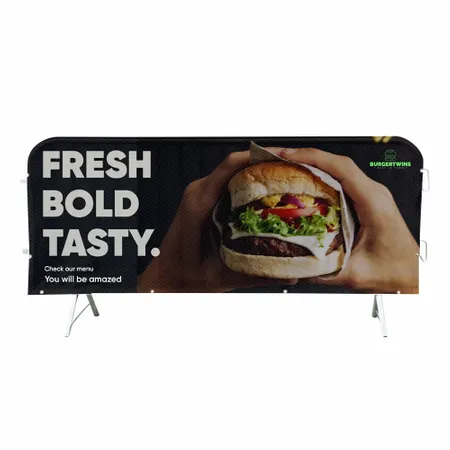 Crowd Barrier Covers - Custom Patch