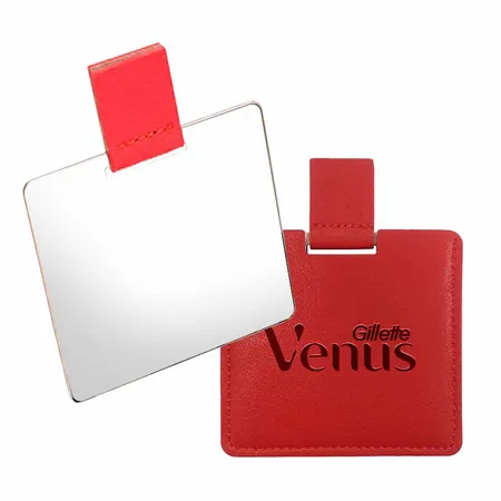 Stainless Steel Compact Mirrors - Custom Patch