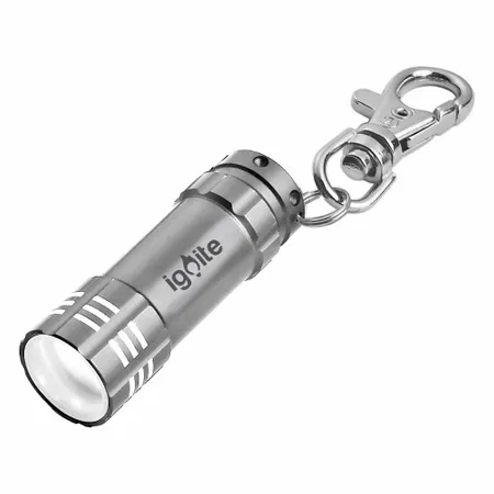 LED Flashlight Keychain - Custom Patch
