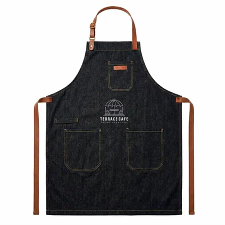 Comfort-Fit Canvas Chef Aprons - Custom Patch