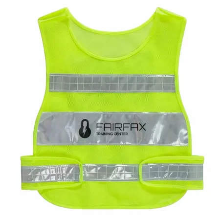 Mesh Reflective Safety Vests - Custom Patch