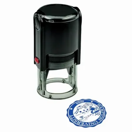 Round Self-Inking Stamps - Custom Patch