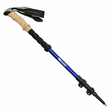 Lightweight Hiking Poles with Cork Grip - Custom Patch