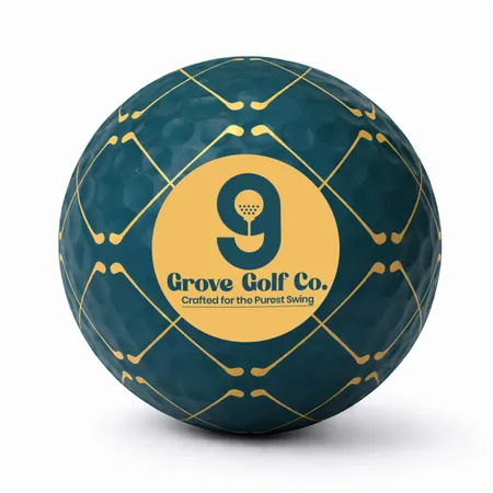 Full Color Golf Balls - Custom Patch