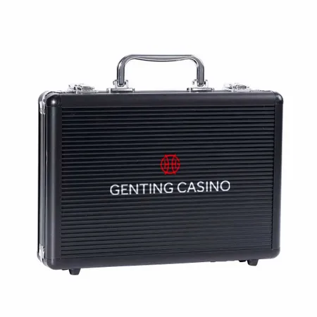 200ct Premium Aluminum Poker Chip Cases - Custom Patch