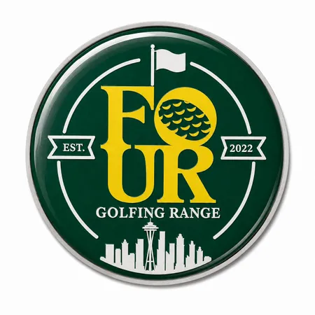 Printed Golf Ball Markers - Custom Patch