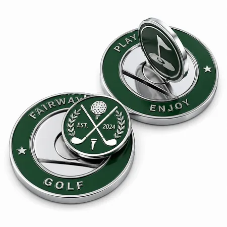Magnetic Golf Ball Markers - Custom Patch