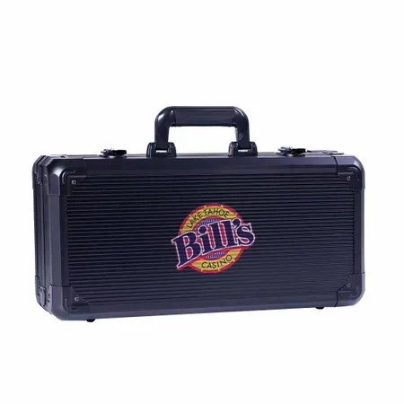 300ct Premium Aluminum Poker Chip Cases - Custom Patch