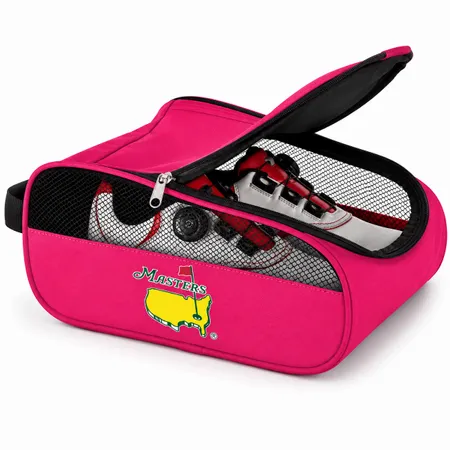 Custom Half Mesh Golf Shoe Bags - Custom Patch
