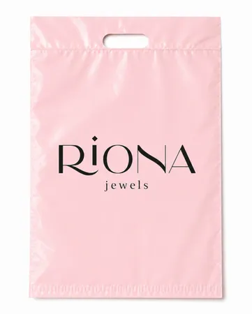 Die Cut Handle Poly Mailers - Custom Patch